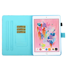 Colored Drawing Stitching Horizontal Flip Leather Case with Holder & Card Slots & Sleep / Wake-up Function & Anti-skid strip, For iPad Air, For iPad Air 2, For iPad 9.7 inch (2017), For iPad 9.7 (2018)