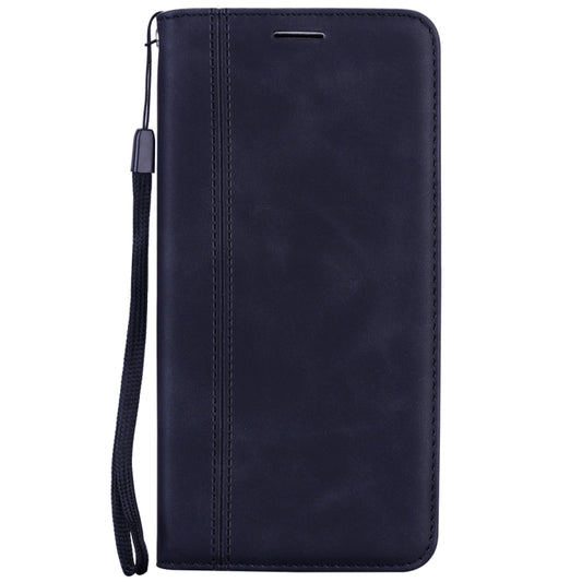 Frosted Business Magnetic Horizontal Flip PU Leather Case with Holder & Card Slot & Lanyard, For iPhone SE 2022 / SE 2020 & 8 & 7, For iPhone 8 Plus & 7 Plus, For iPhone 11 Pro, For iPhone 11