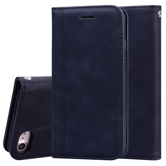 Frosted Business Magnetic Horizontal Flip PU Leather Case with Holder & Card Slot & Lanyard, For iPhone SE 2022 / SE 2020 & 8 & 7, For iPhone 8 Plus & 7 Plus, For iPhone 11 Pro, For iPhone 11