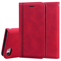 Frosted Business Magnetic Horizontal Flip PU Leather Case with Holder & Card Slot & Lanyard, For iPhone SE 2022 / SE 2020 & 8 & 7, For iPhone 8 Plus & 7 Plus, For iPhone 11 Pro, For iPhone 11, For iPhone 11 Pro Max, For iPhone XS / X