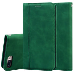 Frosted Business Magnetic Horizontal Flip PU Leather Case with Holder & Card Slot & Lanyard, For iPhone SE 2022 / SE 2020 & 8 & 7, For iPhone 8 Plus & 7 Plus, For iPhone 11 Pro, For iPhone 11