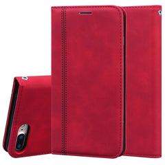 Frosted Business Magnetic Horizontal Flip PU Leather Case with Holder & Card Slot & Lanyard, For iPhone SE 2022 / SE 2020 & 8 & 7, For iPhone 8 Plus & 7 Plus, For iPhone 11 Pro, For iPhone 11