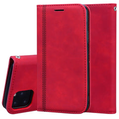 Frosted Business Magnetic Horizontal Flip PU Leather Case with Holder & Card Slot & Lanyard, For iPhone SE 2022 / SE 2020 & 8 & 7, For iPhone 8 Plus & 7 Plus, For iPhone 11 Pro, For iPhone 11, For iPhone 11 Pro Max, For iPhone XS / X