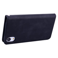 Frosted Business Magnetic Horizontal Flip PU Leather Case with Holder & Card Slot & Lanyard, For iPhone XR, For iPhone XS Max