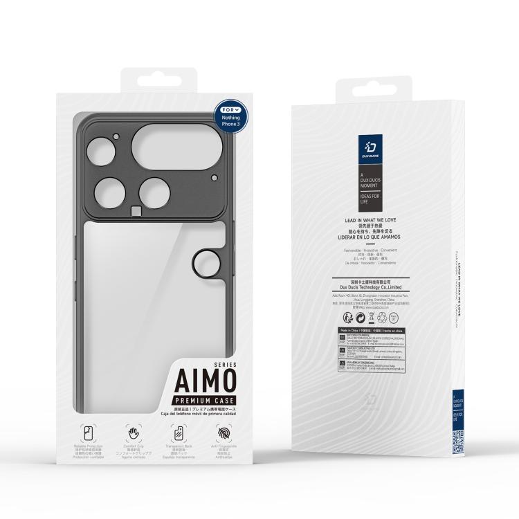 DUX DUCIS Aimo Series TPU + PC Frosted Feel Phone Case, For Nothing Phone 3, For Nothing CMF Phone 2 Pro, For Nothing Phone 3a, For Nothing Phone 3a Pro, For Nothing Phone 2a