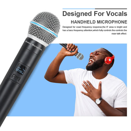 XTUGA A140-B Wireless Microphone System 4 BodyPack Headset Lavalier Microphone