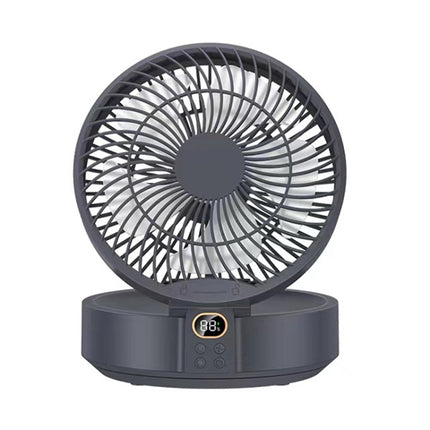 WSK302 4000mAh Swivel Head Wall Mounted Fan with Night Light
