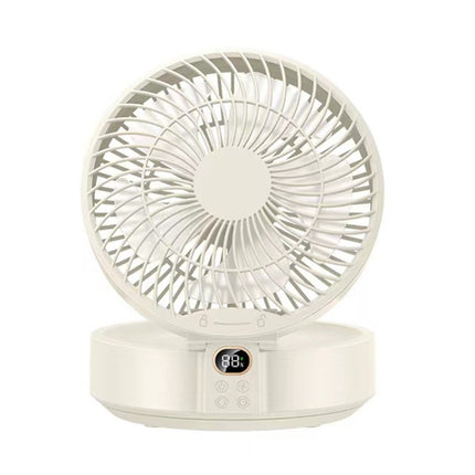 WSK302 4000mAh Swivel Head Wall Mounted Fan with Night Light