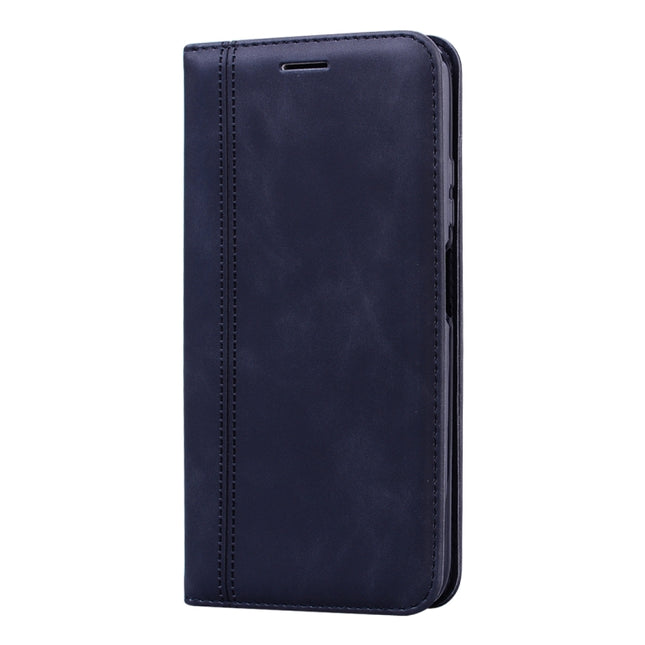 Frosted Business Magnetic Horizontal Flip PU Leather Case with Holder & Card Slot & Lanyard, For Huawei P40 Lite, For Huawei P Smart 2019, For Huawei P Smart / Enjoy 7S, For Huawei Y5 (2018)