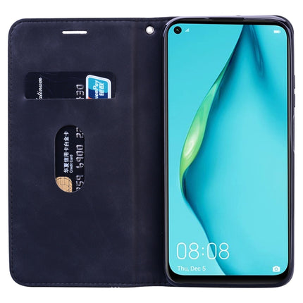Frosted Business Magnetic Horizontal Flip PU Leather Case with Holder & Card Slot & Lanyard, For Huawei P40 Lite, For Huawei P Smart 2019, For Huawei P Smart / Enjoy 7S, For Huawei Y5 (2018)