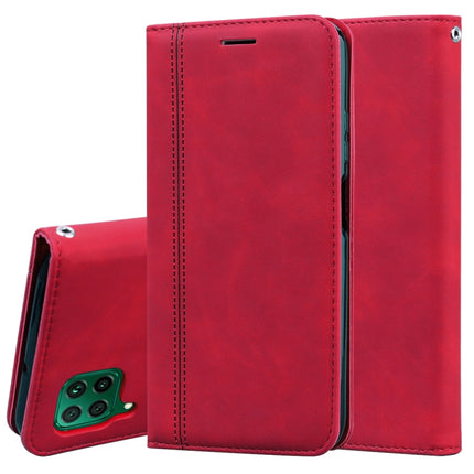 Frosted Business Magnetic Horizontal Flip PU Leather Case with Holder & Card Slot & Lanyard, For Huawei P40 Lite, For Huawei P Smart 2019, For Huawei P Smart / Enjoy 7S, For Huawei Y5 (2018)