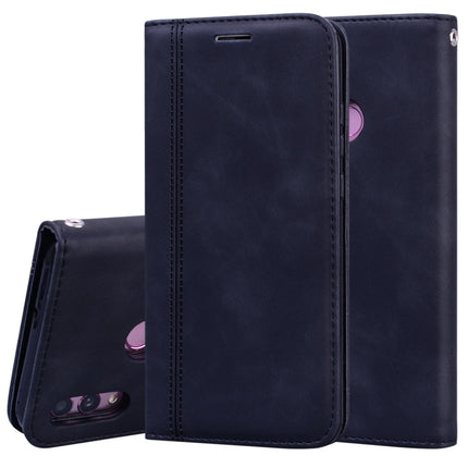 Frosted Business Magnetic Horizontal Flip PU Leather Case with Holder & Card Slot & Lanyard, For Huawei P40 Lite, For Huawei P Smart 2019, For Huawei P Smart / Enjoy 7S, For Huawei Y5 (2018)