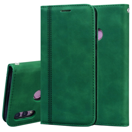 Frosted Business Magnetic Horizontal Flip PU Leather Case with Holder & Card Slot & Lanyard, For Huawei P40 Lite, For Huawei P Smart 2019, For Huawei P Smart / Enjoy 7S, For Huawei Y5 (2018)