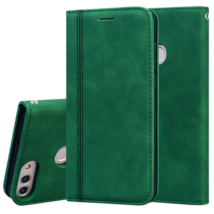 Frosted Business Magnetic Horizontal Flip PU Leather Case with Holder & Card Slot & Lanyard, For Huawei P40 Lite, For Huawei P Smart 2019, For Huawei P Smart / Enjoy 7S, For Huawei Y5 (2018)