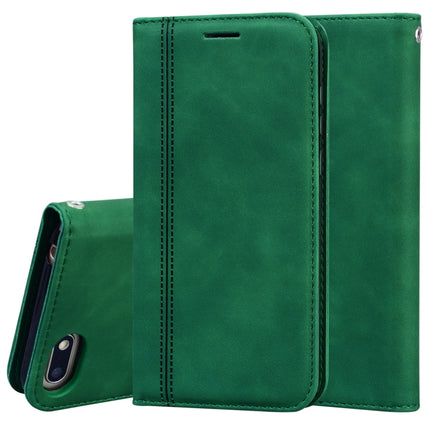 Frosted Business Magnetic Horizontal Flip PU Leather Case with Holder & Card Slot & Lanyard, For Huawei P40 Lite, For Huawei P Smart 2019, For Huawei P Smart / Enjoy 7S, For Huawei Y5 (2018)