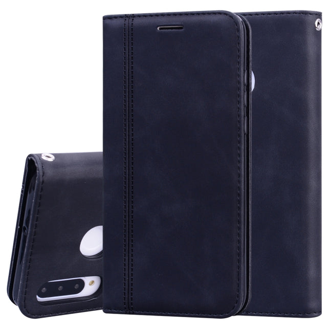 Frosted Business Magnetic Horizontal Flip PU Leather Case with Holder & Card Slot & Lanyard, For Huawei P30 Lite, For Huawei P40 Lite E / Y7P, For Huawei P Smart Z, For Huawei Y7 Prime (2019)