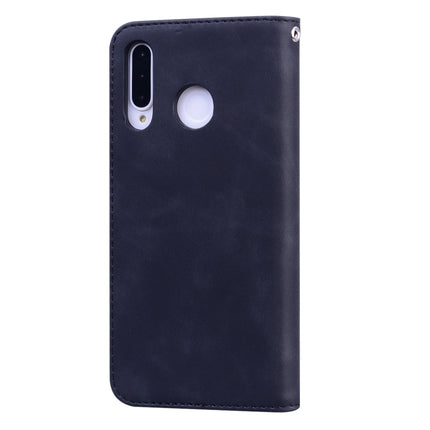 Frosted Business Magnetic Horizontal Flip PU Leather Case with Holder & Card Slot & Lanyard, For Huawei P30 Lite, For Huawei P40 Lite E / Y7P, For Huawei P Smart Z, For Huawei Y7 Prime (2019)