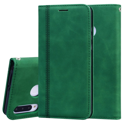 Frosted Business Magnetic Horizontal Flip PU Leather Case with Holder & Card Slot & Lanyard, For Huawei P30 Lite, For Huawei P40 Lite E / Y7P, For Huawei P Smart Z, For Huawei Y7 Prime (2019)