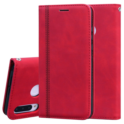 Frosted Business Magnetic Horizontal Flip PU Leather Case with Holder & Card Slot & Lanyard, For Huawei P30 Lite, For Huawei P40 Lite E / Y7P, For Huawei P Smart Z, For Huawei Y7 Prime (2019)