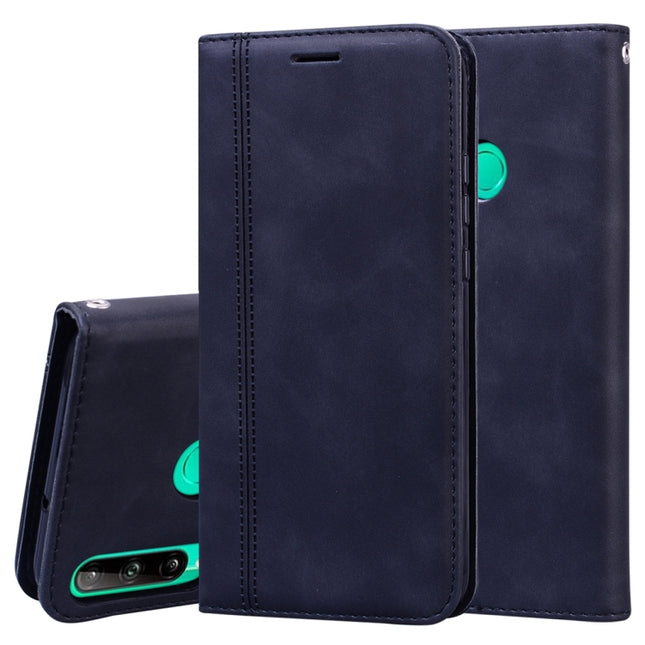 Frosted Business Magnetic Horizontal Flip PU Leather Case with Holder & Card Slot & Lanyard, For Huawei P30 Lite, For Huawei P40 Lite E / Y7P, For Huawei P Smart Z, For Huawei Y7 Prime (2019)