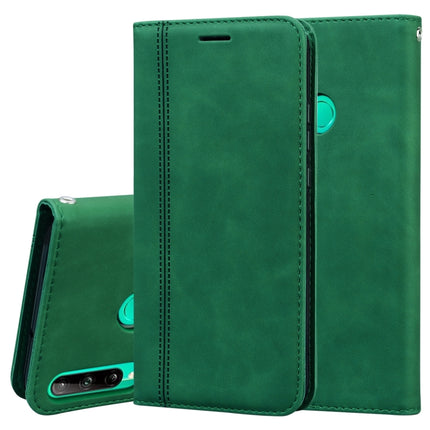 Frosted Business Magnetic Horizontal Flip PU Leather Case with Holder & Card Slot & Lanyard, For Huawei P30 Lite, For Huawei P40 Lite E / Y7P, For Huawei P Smart Z, For Huawei Y7 Prime (2019)