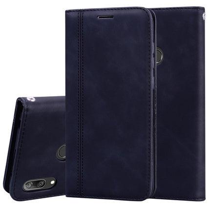 Frosted Business Magnetic Horizontal Flip PU Leather Case with Holder & Card Slot & Lanyard, For Huawei P30 Lite, For Huawei P40 Lite E / Y7P, For Huawei P Smart Z, For Huawei Y7 Prime (2019)