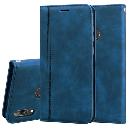 Frosted Business Magnetic Horizontal Flip PU Leather Case with Holder & Card Slot & Lanyard, For Huawei P30 Lite, For Huawei P40 Lite E / Y7P, For Huawei P Smart Z, For Huawei Y7 Prime (2019)