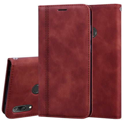 Frosted Business Magnetic Horizontal Flip PU Leather Case with Holder & Card Slot & Lanyard, For Huawei P30 Lite, For Huawei P40 Lite E / Y7P, For Huawei P Smart Z, For Huawei Y7 Prime (2019)