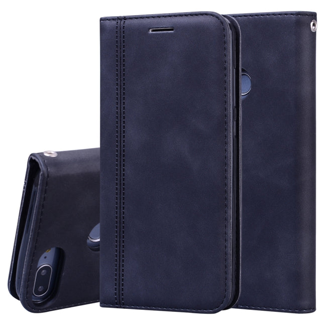 Frosted Business Magnetic Horizontal Flip PU Leather Case with Holder & Card Slot & Lanyard, For Huawei Honor 9 Lite, For Huawei Honor 10i / 20i, For Huawei Honor 20, For Huawei Y5 (2019) / Honor 8S