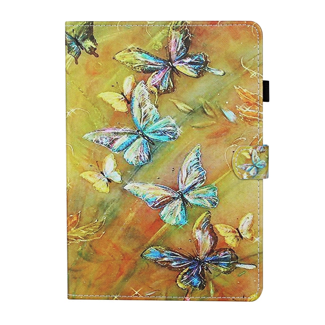 Colored Drawing Stitching Horizontal Flip Leather Case with Holder & Card Slots & Sleep / Wake-up Function, For kindle Paperwhite 4 / 3 / 2 / 1, For Kindle Fire HD8 (2020) / HD8 Plus (2020), For Kindle Fire HD8 2015 / 2016 / 2018                       ...