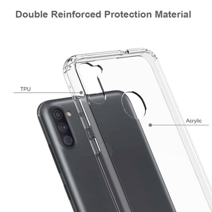 Shockproof Scratchproof TPU + Acrylic Protective Case, For Samsung Galaxy A31, For Samsung Galaxy M11