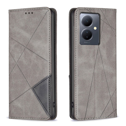 Rhombus Texture Magnetic Leather Phone Case, For vivo Y21 5G 2026 / Y05 4G, For vivo Y31 5G 2025, For vivo Y400 5G Global, For vivo Y78 5G