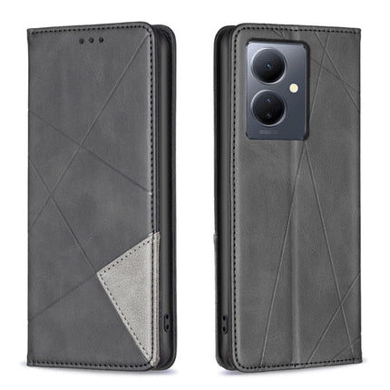 Rhombus Texture Magnetic Leather Phone Case, For vivo Y21 5G 2026 / Y05 4G, For vivo Y31 5G 2025, For vivo Y400 5G Global, For vivo Y78 5G