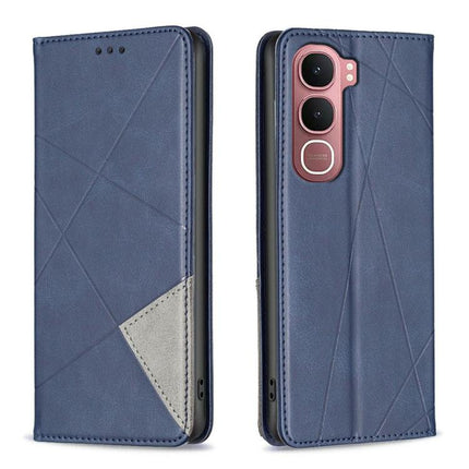 Rhombus Texture Magnetic Leather Phone Case, For vivo Y21 5G 2026 / Y05 4G, For vivo Y31 5G 2025, For vivo Y400 5G Global, For vivo Y78 5G