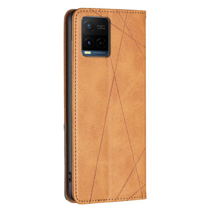 Rhombus Texture Magnetic Leather Phone Case, For vivo Y21 5G 2026 / Y05 4G, For vivo Y31 5G 2025, For vivo Y400 5G Global, For vivo Y78 5G