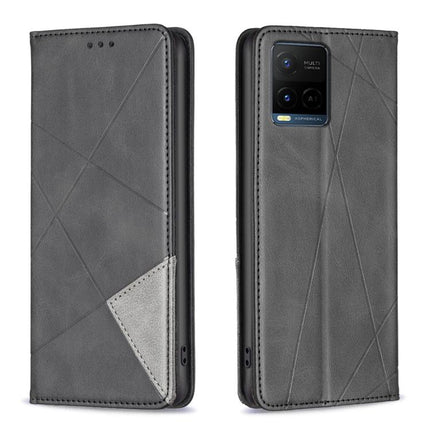 Rhombus Texture Magnetic Leather Phone Case, For vivo Y21 5G 2026 / Y05 4G, For vivo Y31 5G 2025, For vivo Y400 5G Global, For vivo Y78 5G