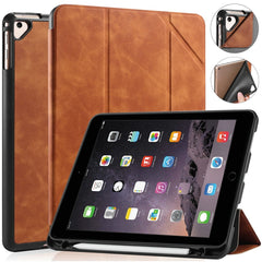 DG.MING See Series - Funda de piel con tapa horizontal con soporte y portalápices para iPad de 9,7 pulgadas, iPad 10,2 2021/2020/2019, iPad Pro de 10,5 pulgadas, iPad Mini 5/4, iPad Pro de 11 pulgadas (2018)