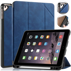 DG.MING See Series - Funda de piel con tapa horizontal con soporte y portalápices para iPad de 9,7 pulgadas, iPad 10,2 2021/2020/2019, iPad Pro de 10,5 pulgadas, iPad Mini 5/4, iPad Pro de 11 pulgadas (2018)