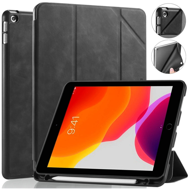 DG.MING See Series - Funda de piel con tapa horizontal con soporte y portalápices para iPad de 9,7 pulgadas, iPad 10,2 2021/2020/2019, iPad Pro de 10,5 pulgadas, iPad Mini 5/4, iPad Pro de 11 pulgadas (2018)