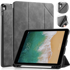 DG.MING See Series - Funda de piel con tapa horizontal con soporte y portalápices para iPad de 9,7 pulgadas, iPad 10,2 2021/2020/2019, iPad Pro de 10,5 pulgadas, iPad Mini 5/4, iPad Pro de 11 pulgadas (2018)