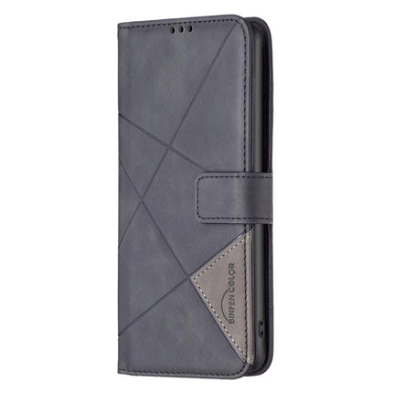 Magnetic Buckle Rhombus Texture Leather Phone Case, For vivo Y29S 5G Global / Y04 5G Global, For vivo Y29 4G, For vivo Y28 4G, For vivo Y200i 5G / Y38 5G