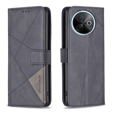 Magnetic Buckle Rhombus Texture Leather Phone Case, For vivo Y21 5G 2026 / Y05 4G, For vivo Y31 5G 2025, For vivo Y400 5G Global, For vivo Y39 5G