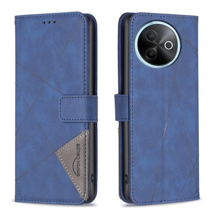Magnetic Buckle Rhombus Texture Leather Phone Case, For vivo Y21 5G 2026 / Y05 4G, For vivo Y31 5G 2025, For vivo Y400 5G Global, For vivo Y39 5G