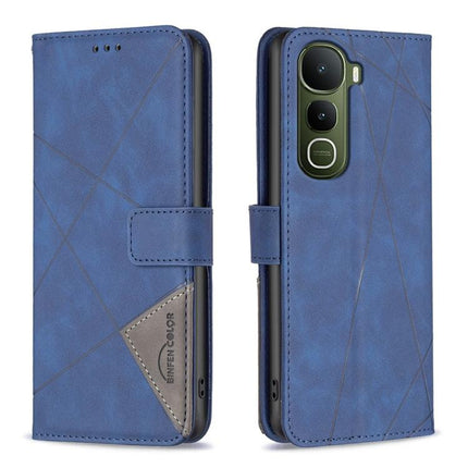 Magnetic Buckle Rhombus Texture Leather Phone Case, For vivo Y21 5G 2026 / Y05 4G, For vivo Y31 5G 2025, For vivo Y400 5G Global, For vivo Y39 5G