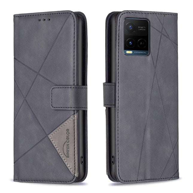 Magnetic Buckle Rhombus Texture Leather Phone Case, For vivo Y21 5G 2026 / Y05 4G, For vivo Y31 5G 2025, For vivo Y400 5G Global, For vivo Y39 5G
