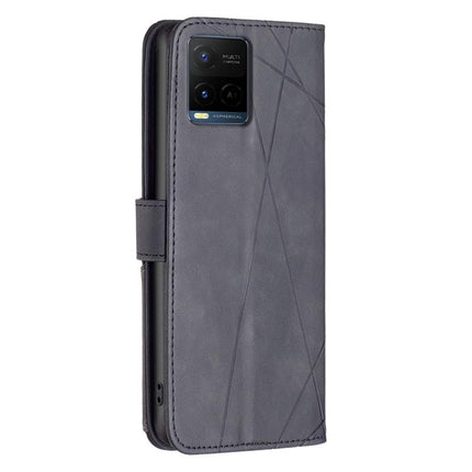 Magnetic Buckle Rhombus Texture Leather Phone Case, For vivo Y21 5G 2026 / Y05 4G, For vivo Y31 5G 2025, For vivo Y400 5G Global, For vivo Y39 5G