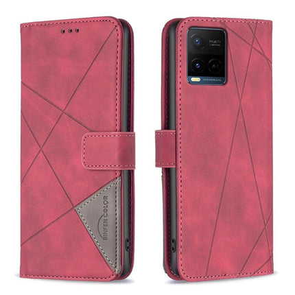 Magnetic Buckle Rhombus Texture Leather Phone Case, For vivo Y21 5G 2026 / Y05 4G, For vivo Y31 5G 2025, For vivo Y400 5G Global, For vivo Y39 5G