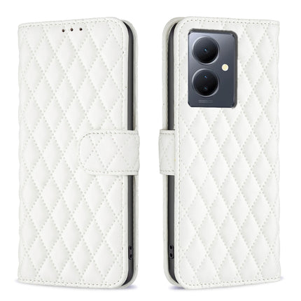 Diamond Lattice Wallet Flip Leather Phone Case, For vivo Y78 5G, For vivo Y27 4G