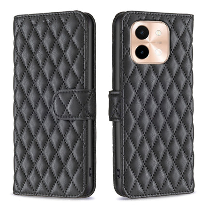 Diamond Lattice Wallet Flip Leather Phone Case, For vivo Y28 4G, For vivo Y200i 5G / Y38 5G, For vivo Y03 4G Global, For vivo Y200 5G
