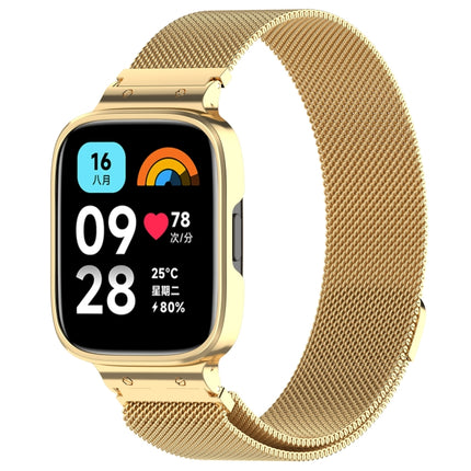 2 in 1 Milan Metal Watch Band with Watch Frame, For Redmi Watch 3 Lite / Watch 3 Active